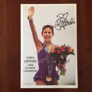 Tara Lipinski Signed Photograph Letter